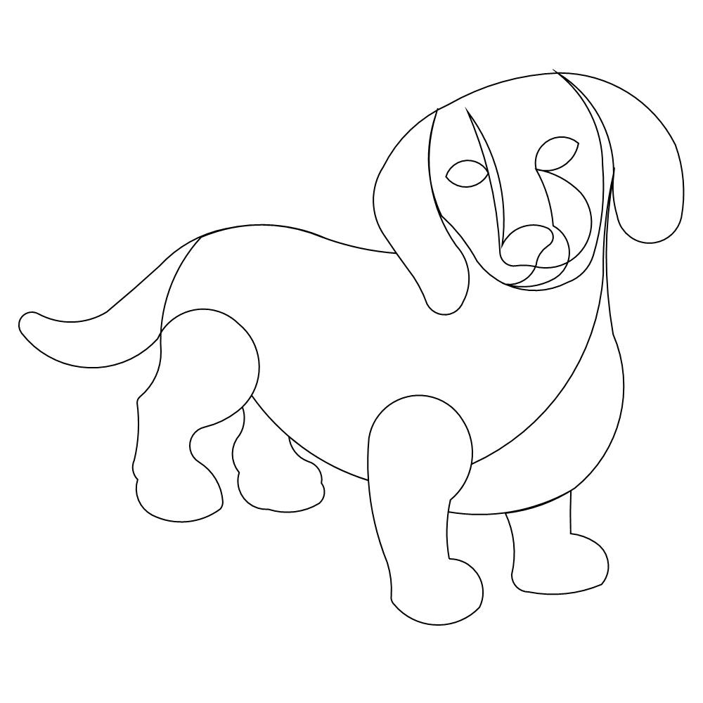 Dachshund coloring pages Dachshund coloring pages